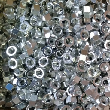 Tin plated nuts and bolts